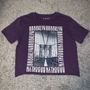 brooklyn cropped tee